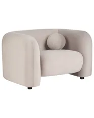 Poltrona LEIREN Velluto Tortora_919440