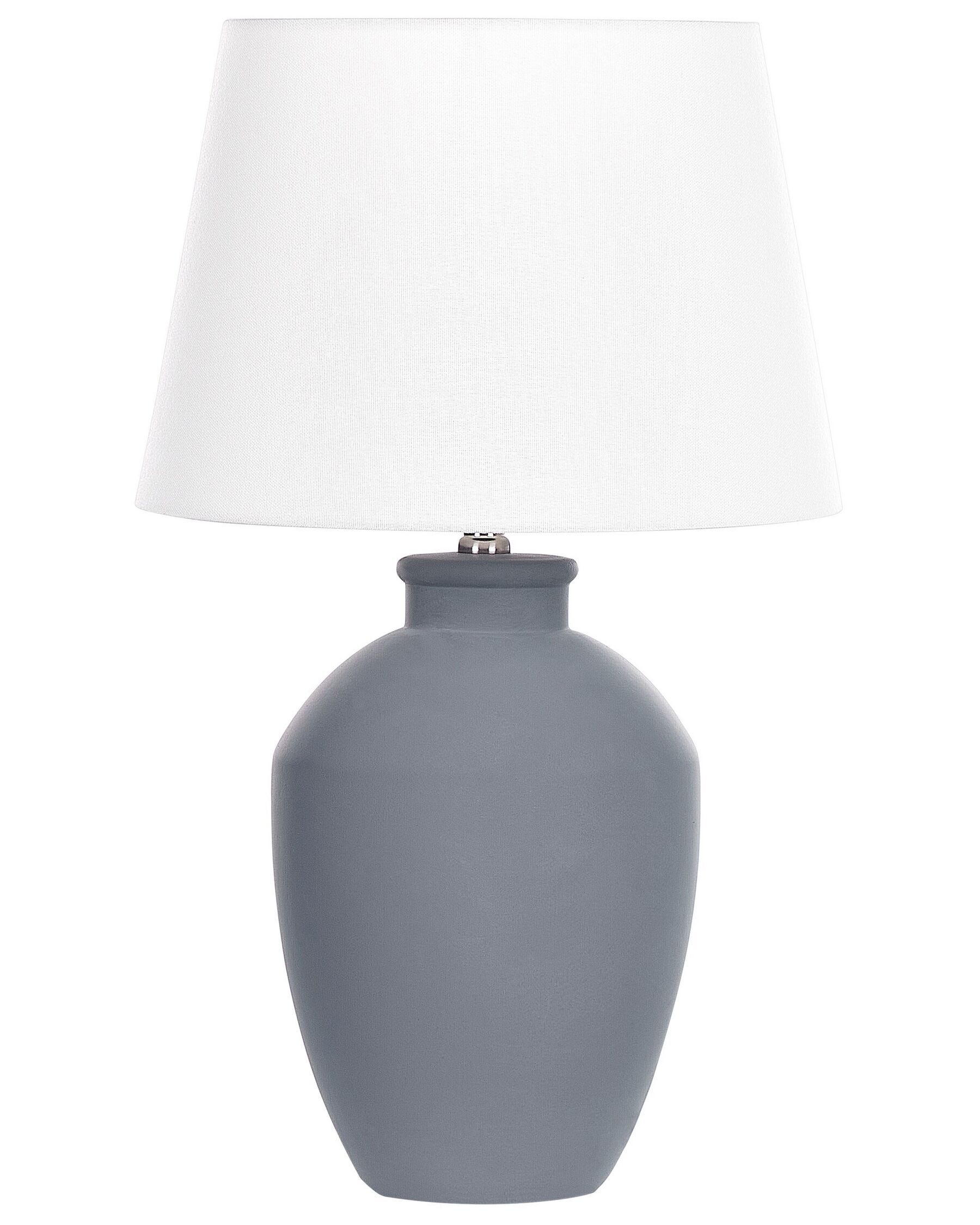 Lámpara de mesa de cerámica gris ARCOS_878664