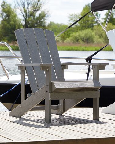 Garden Chair Dark Grey ADIRONDACK