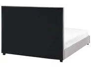 Waterbed Velvet ROUEN 140 x 200 cm (EU Double) Dark Grey_1004695