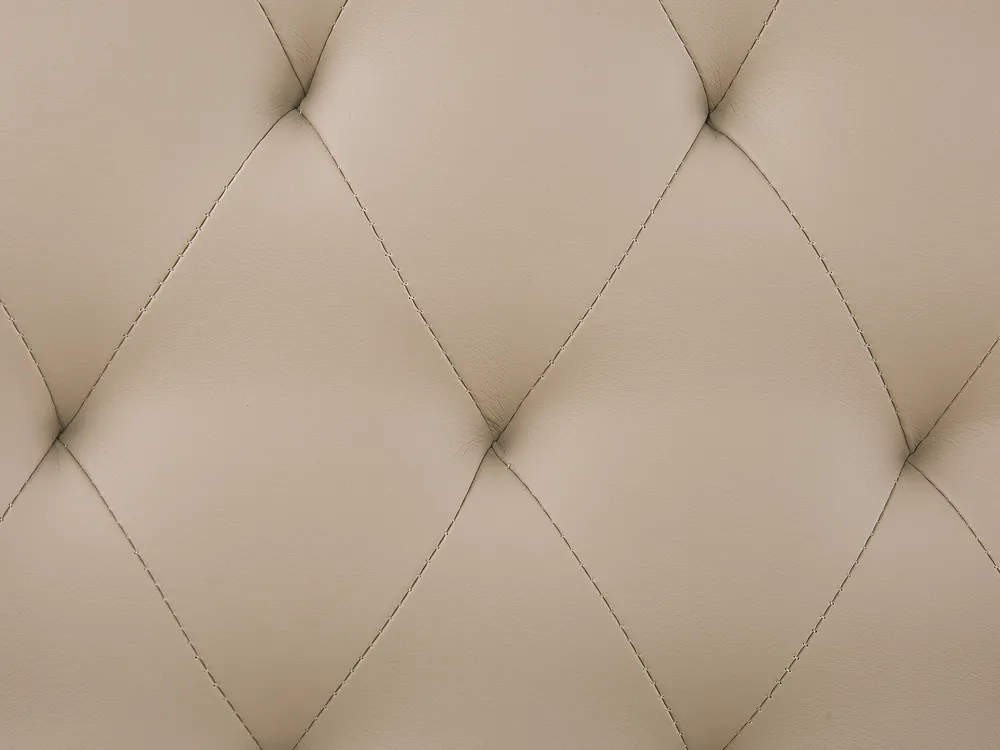 Bed Faux Leather ESSONNE 160 x 200 cm (EU King Size) Beige_788947