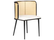 Set di 2 sedie da pranzo KOBUK Metallo Nero_888099