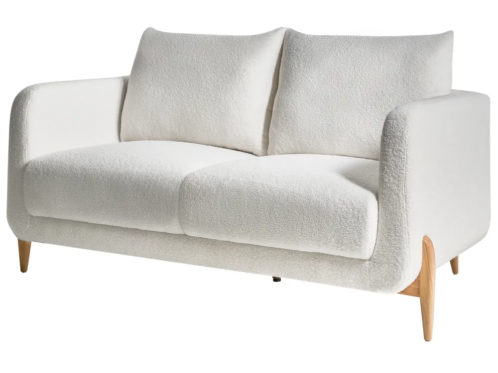 Sofa 2 Seater GIMO Boucle White_1036303
