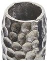 Vaso decorativo metallo argento 32 cm CALAKMUL_823148