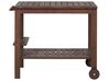 Acacia Wood Garden Drinks Trolley Dark SASSARI_921192