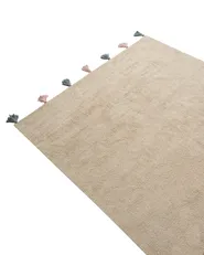 Kids Rug KODINHI  Beige 140 x 200 cm Cotton_1135278
