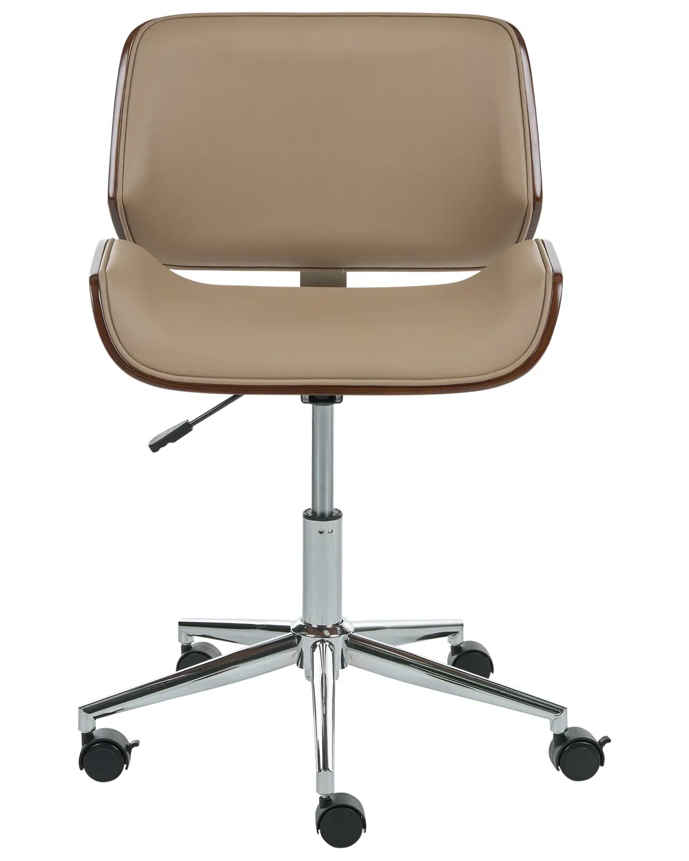Desk Chair TOTOWA Faux Leather Beige_1131900