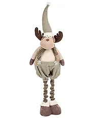 Set of 2 Christmas Decorations FISKARS 68-87/90-118 cm Reindeer Multicolour_1175119
