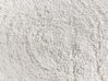 Dekokissen Baumwolle cremeweiss mit Quasten ⌀ 40 cm 2er Set THISTLE_913247