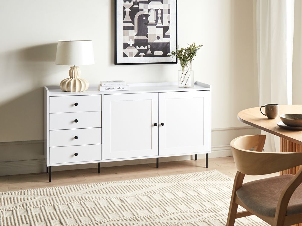 Commode 2 portes ALCOVE Blanc