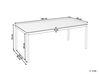 Acacia Wood Garden Dining Table 180 x 90 cm Light VALLESE_932860