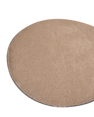 Tappeto Shaggy DEMRE Beige sabbia ø 140 cm_1076924
