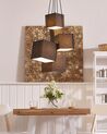 5 Light Cluster Pendant Lamp Black MESTA_772030