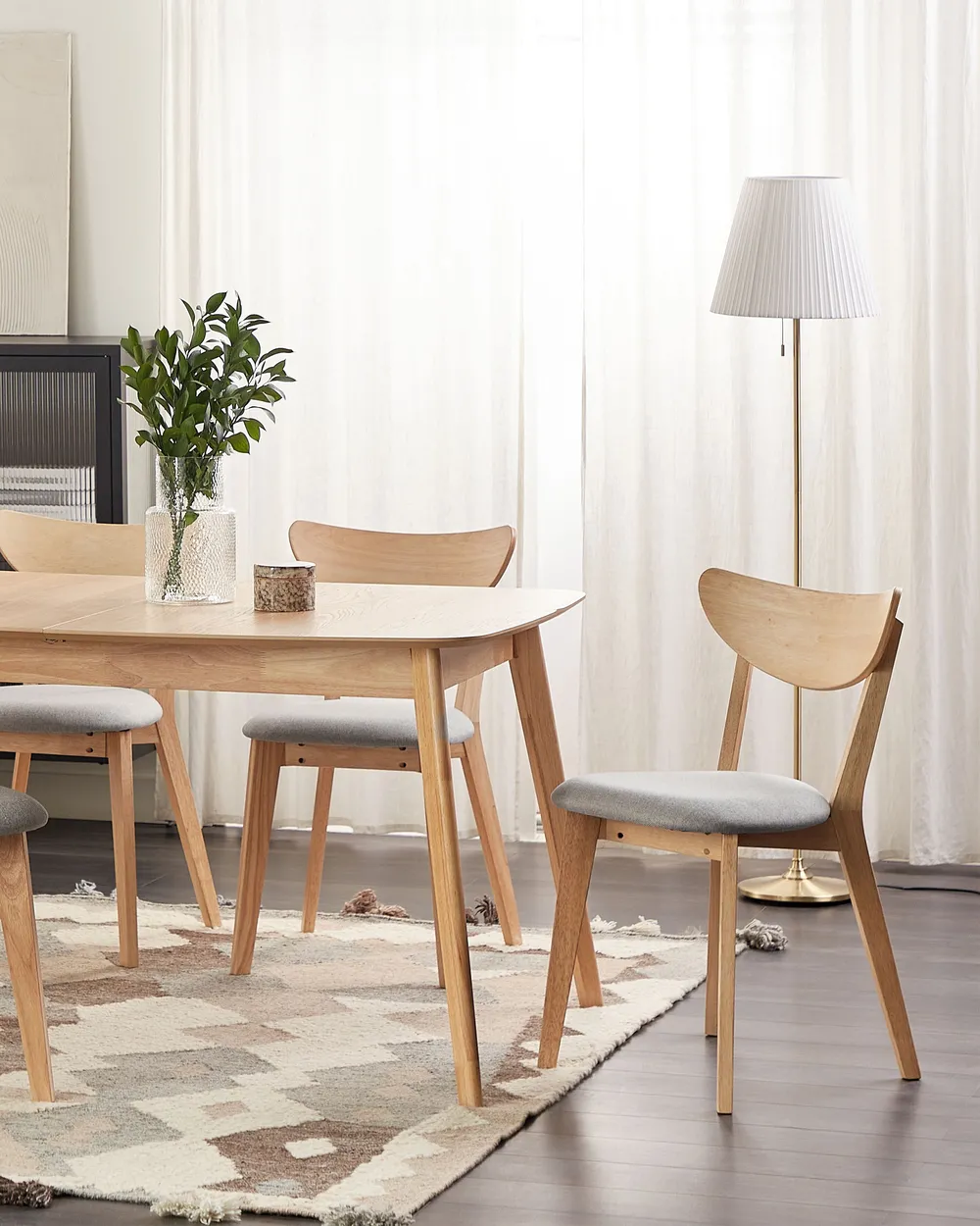 Lot De 2 Chaises De Salle A Manger Scandinave En Bois Massif 3568934 2763