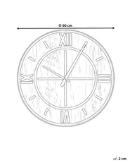 Wall Clock SAULGES 60 cm Brown_1148771