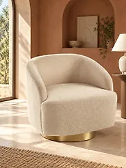 Poltrona LAVIK Bouclé Beige_952195