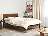 Bed BOISSET 140 x 200 cm (EU Double) Brown Ash Wood