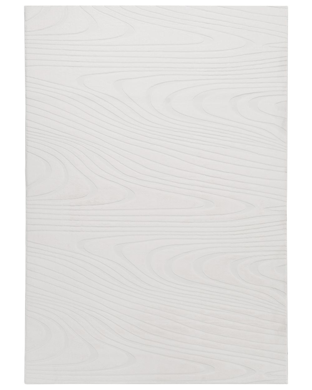 Covor din blană sintetică ONTAKE Alb-murdar 160 x 230 cm