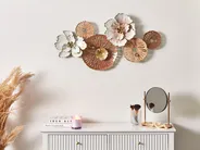 Wall Decor Flower GADOLINIUM Metal 45 cm Multicolour_1007395
