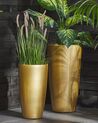 Lot de 2 cache-pots dorés ⌀ 32 cm TSERIA_844430