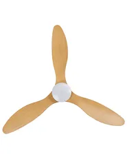 Ceiling Fan with Light VEMBAR with Remote LED Light Brown_988694