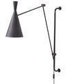 Metal Wall Lamp Black MARISA_883613