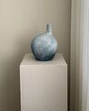 Terracotta Decorative Vase 26 cm Blue BENTONG_921428