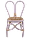 Kinderstuhl Rattan violett DESIMI_931922