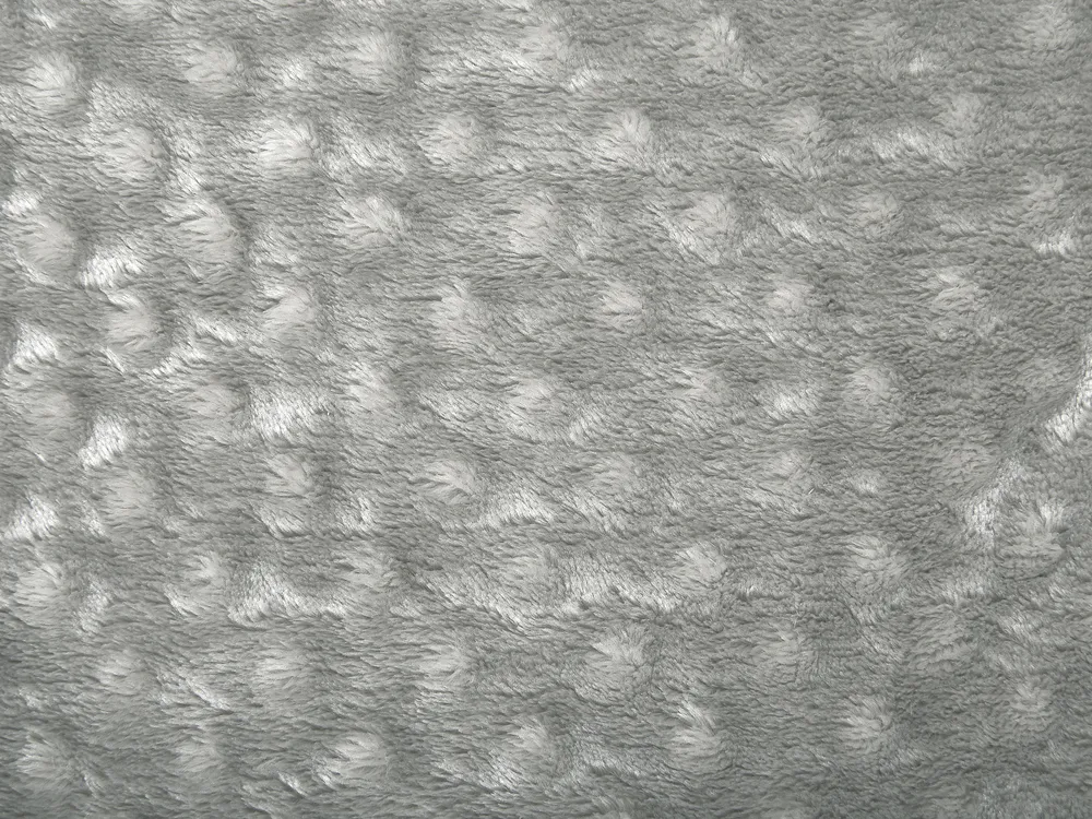 Kuscheldecke SAMUR 150 x 200 cm Hellgrau_771162