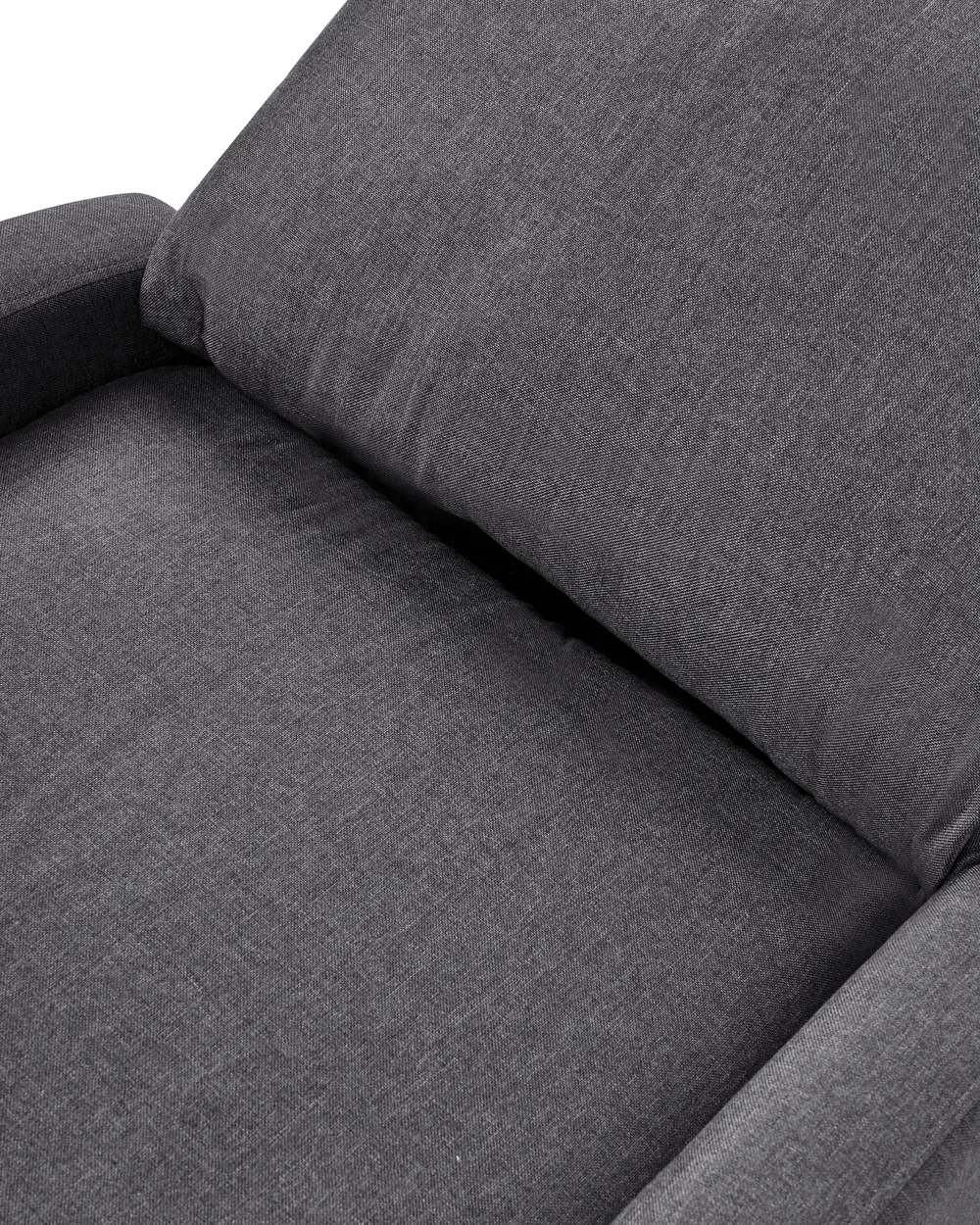 Recliner Chair EMINENCE Faux Linen Dark Grey_1029820