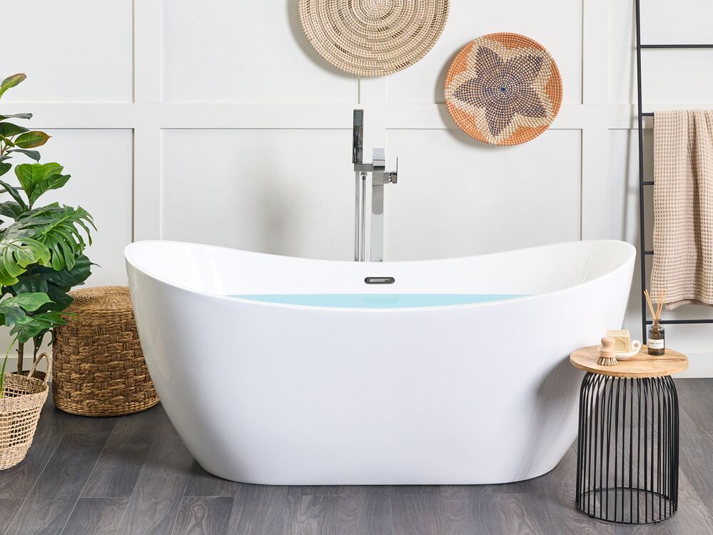 Freistehende Badewanne ANTIGUA 170 x 77 cm Weiß
