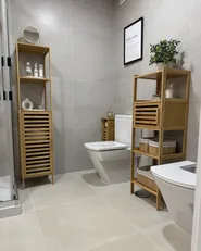 Shelving Unit LAFAYETTE Bamboo Light Brown_937982