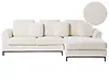 Corner Sofa OSLO Boucle White Left Hand