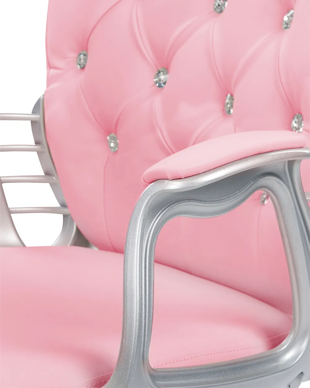 Sedia da scrivania PRINCESS Pelle sintetica Rosa_1082239