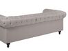 Ecksofa Polsterbezug beige rechtsseitig CHESTERFIELD_708957