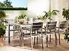 Garden Dining Set 6 Seater VERNIO Grey