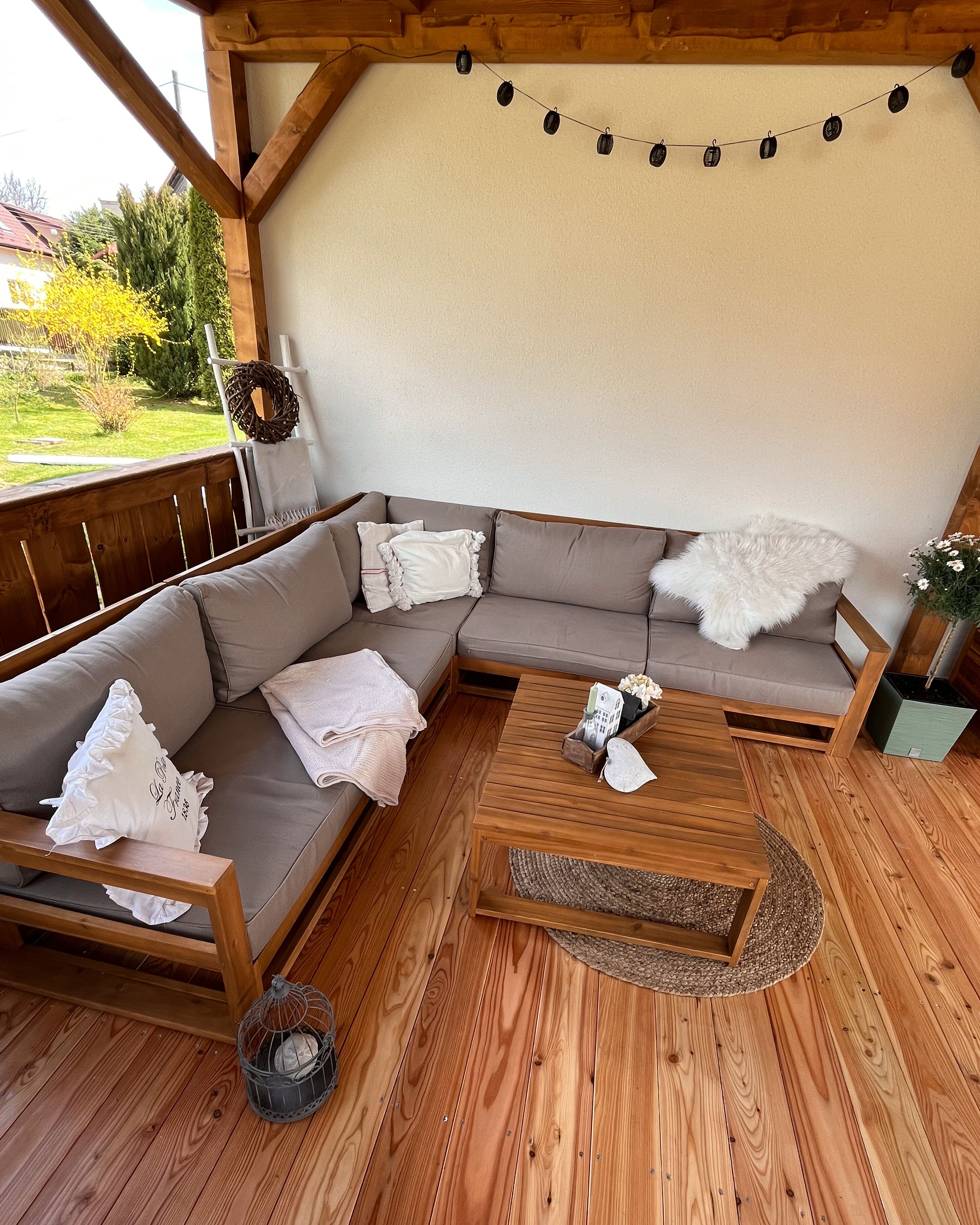 Modulaire tuinset 8-zits beige Modulaire tuinset 8-zits beige