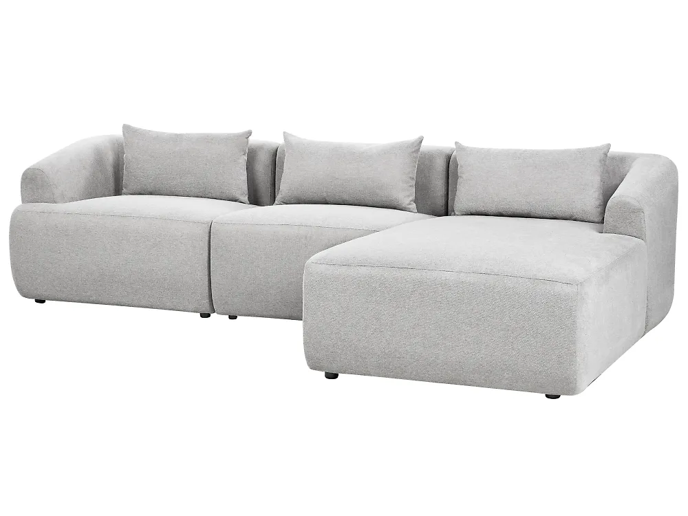 Sofá esquinero SVANSELE Tela Gris Izquierda_1185004