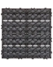 Outdoor Flooring ATESSA Wood-Plastic Composite (WPC) Grey_966712