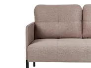 Sofa 2 Seater LAHTI Fabric Light Brown_930584