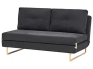 Set da salotto 6 posti JERSLEV Tessuto Nero_1013839