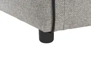 Sofa Bed 2 Seater ISHOJ Fabric Light Grey_939982