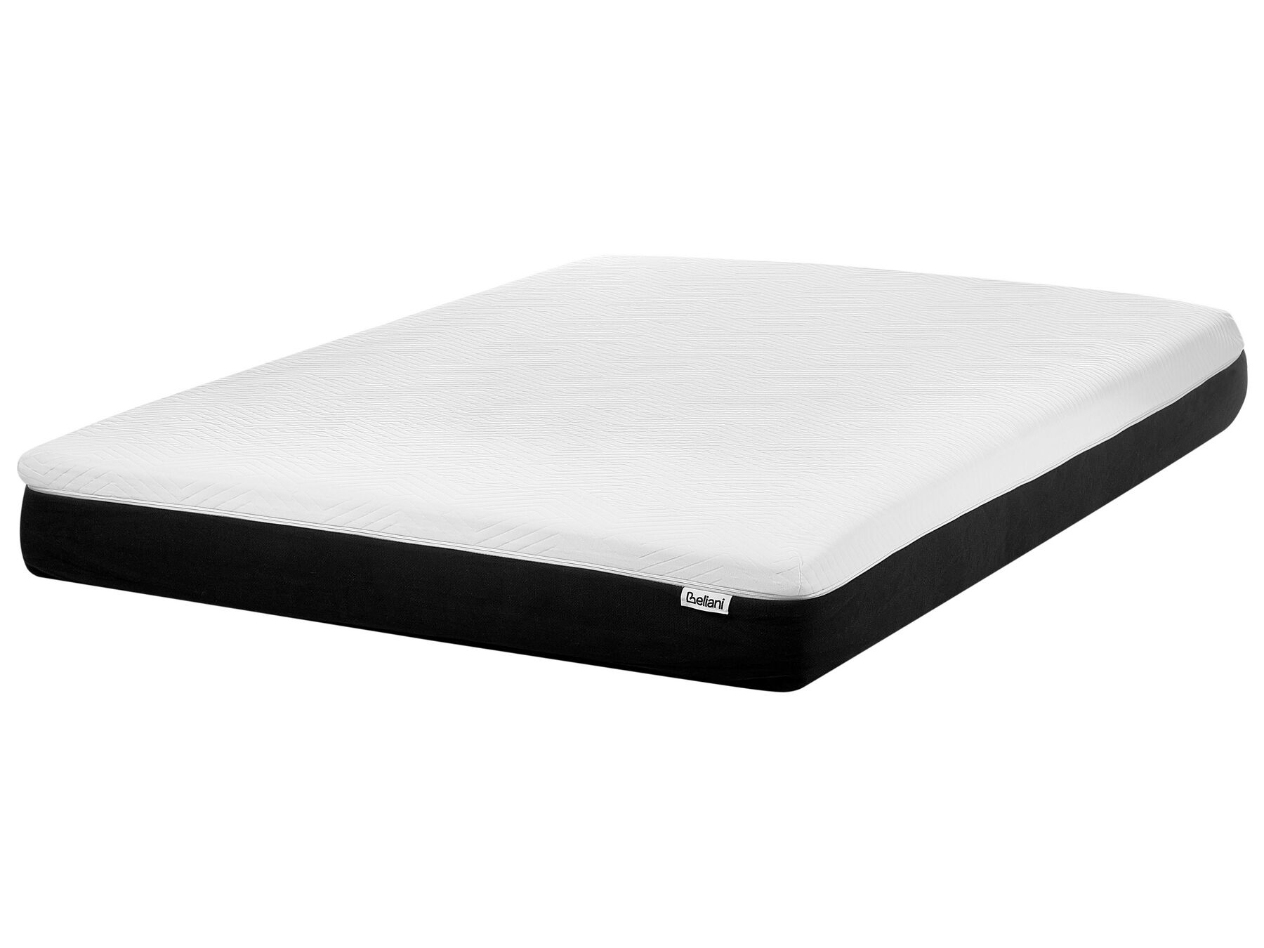 Matelas double en mousse de latex moyenne avec housse amovible 140 x 200 cm COZY_914144