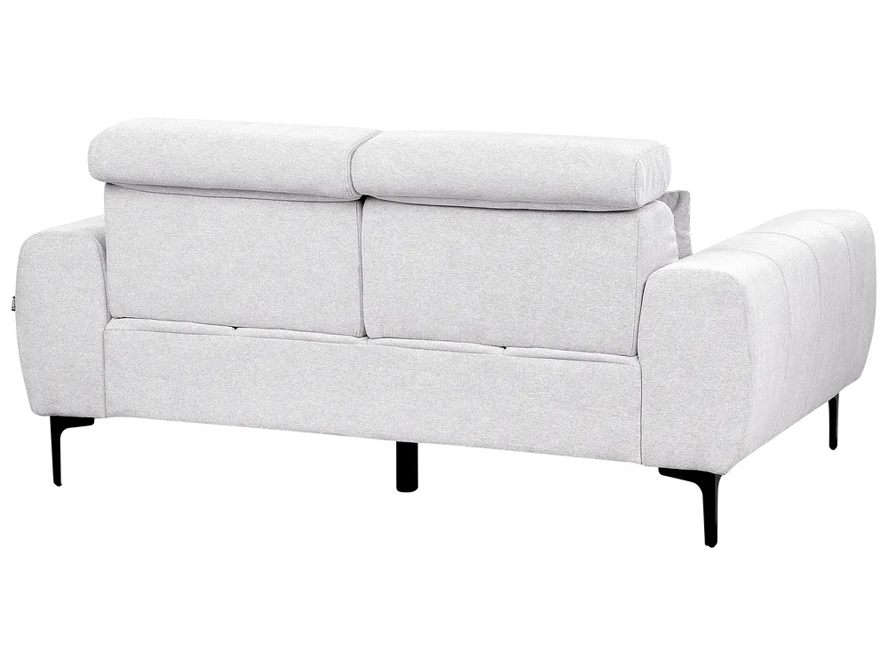 Sofa dla 2 osób VEGAMO Jasnoszary_925042