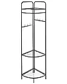 Corner Coat Stand LAWTON Black