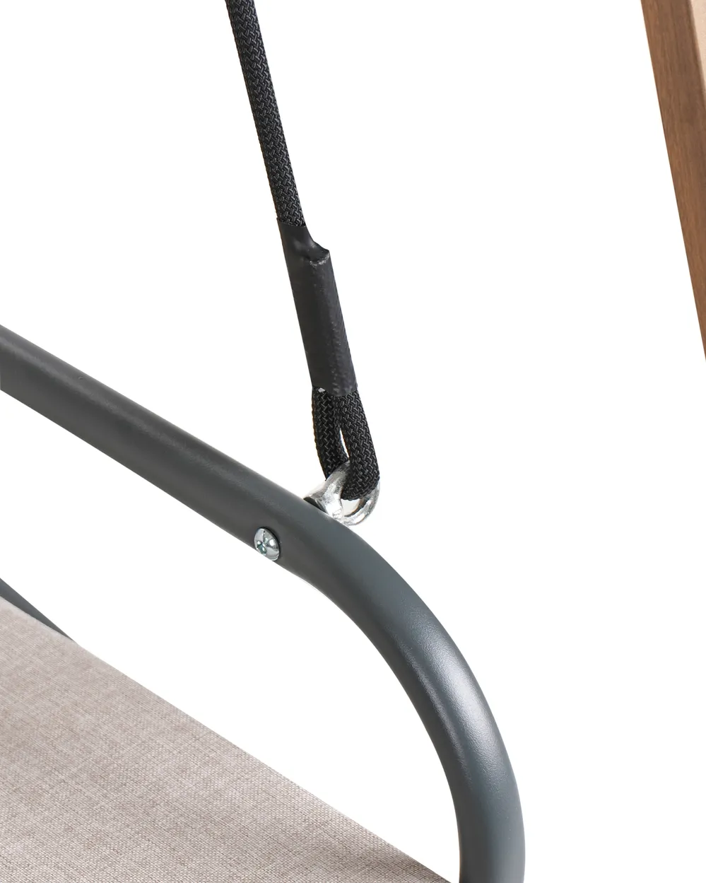 Dondolo da giardino BONAGIA Metallo Beige_1001160