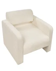 Armchair HALLSBERG Boucle Off-White_939055