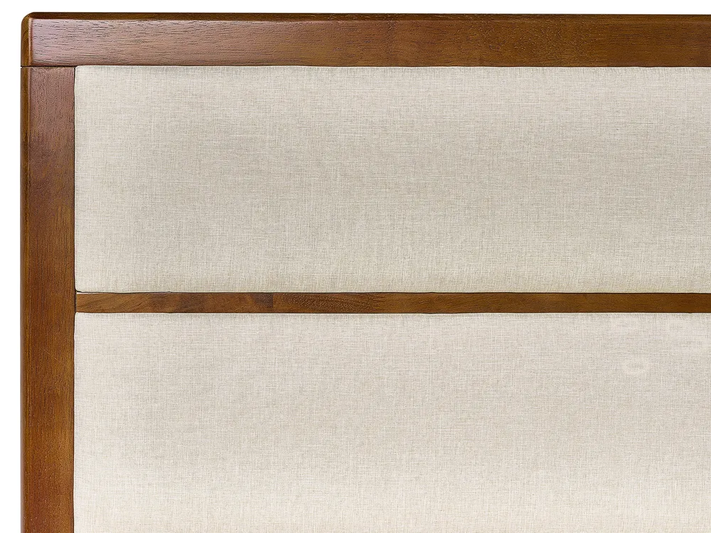 Bed POISSY 160 x 200 cm (EU King Size) Dark Ash Wood_927886
