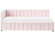 Daybed Velvet LISIEUX 90 x 200 cm (EU Single) Pastel Pink_1069039