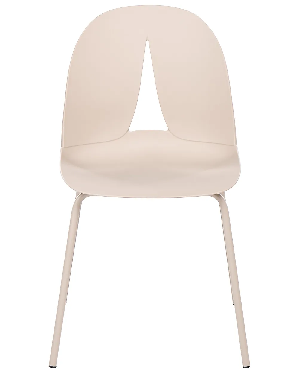 Lot de 2 chaises de jardin BOLGHERI Sans accoudoirs Beige_1188114